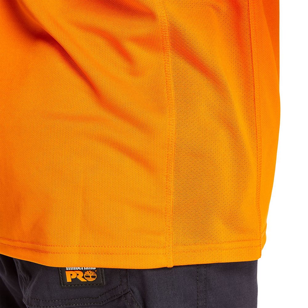 Tricouri Timberland Barbati Portocalii - Pro® Wicking Good Long Sleeve - Romania - MOGJYE138